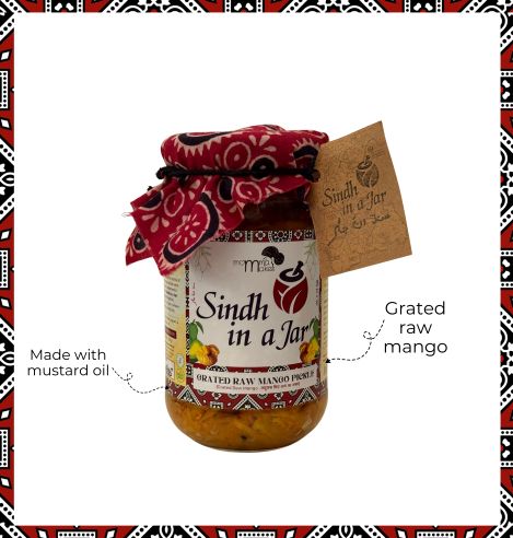 Grated Raw Mango Pickle - JAIN